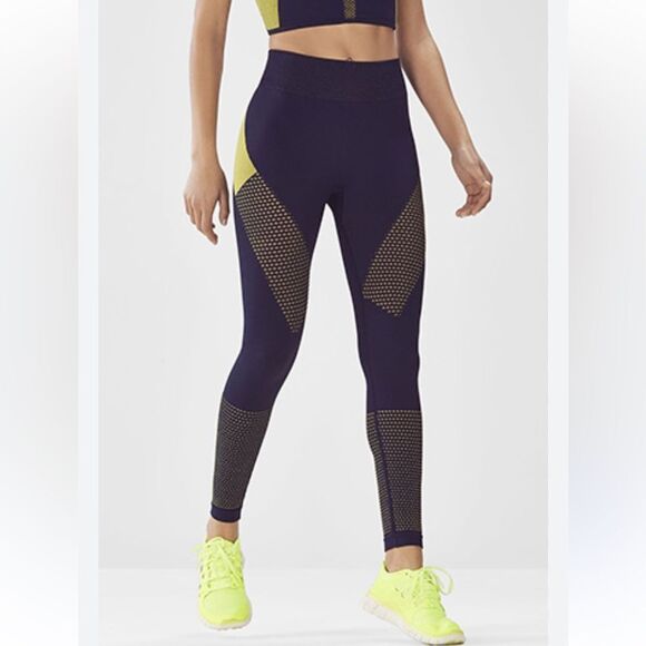 Demi Lovato Fabletics Seamless High-Waisted Statement Leggings Women’s Medium - Picture 1 of 4